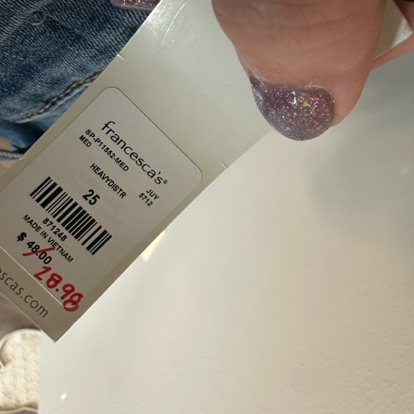 NWT Harper Heritage Heavy Distressed Straight - Picture 6 of 6